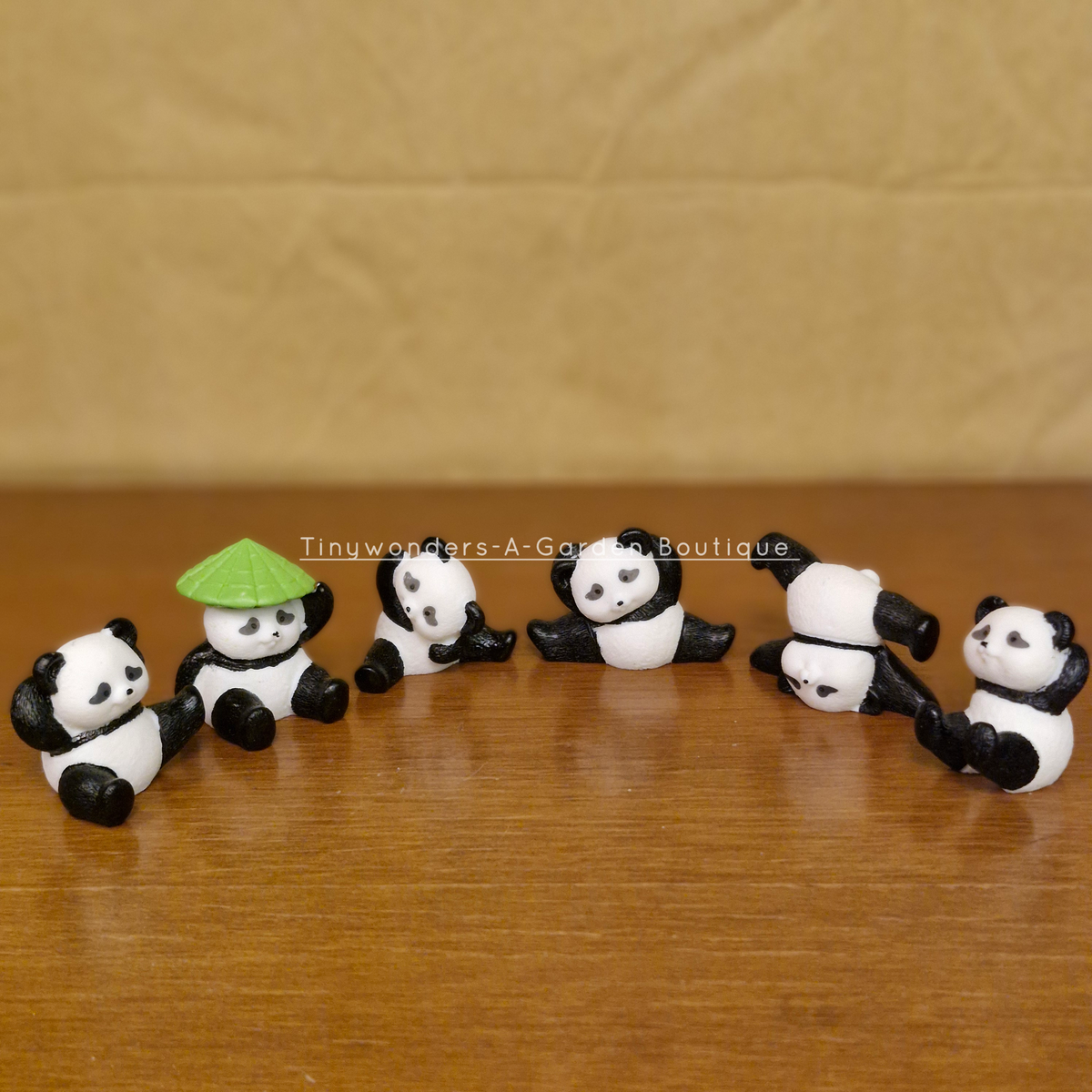 #573 Playing Panda ( Set Of 2 ) Random Design