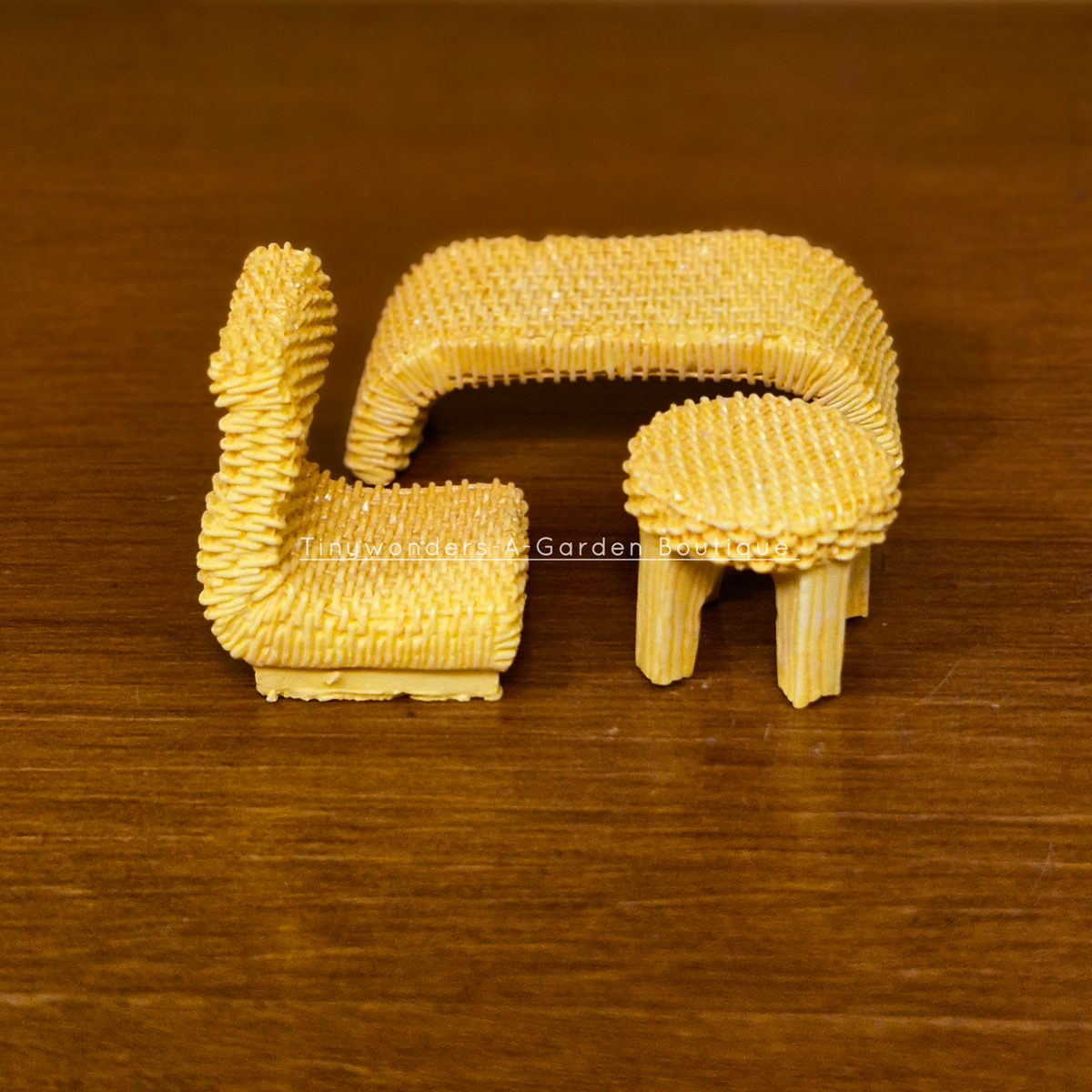 #595 Garden Furniture 2 ( Set Of 3 )