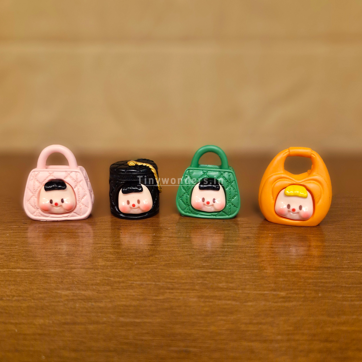 #636 Miniature Purse ( Set Of 4 )Random Colour