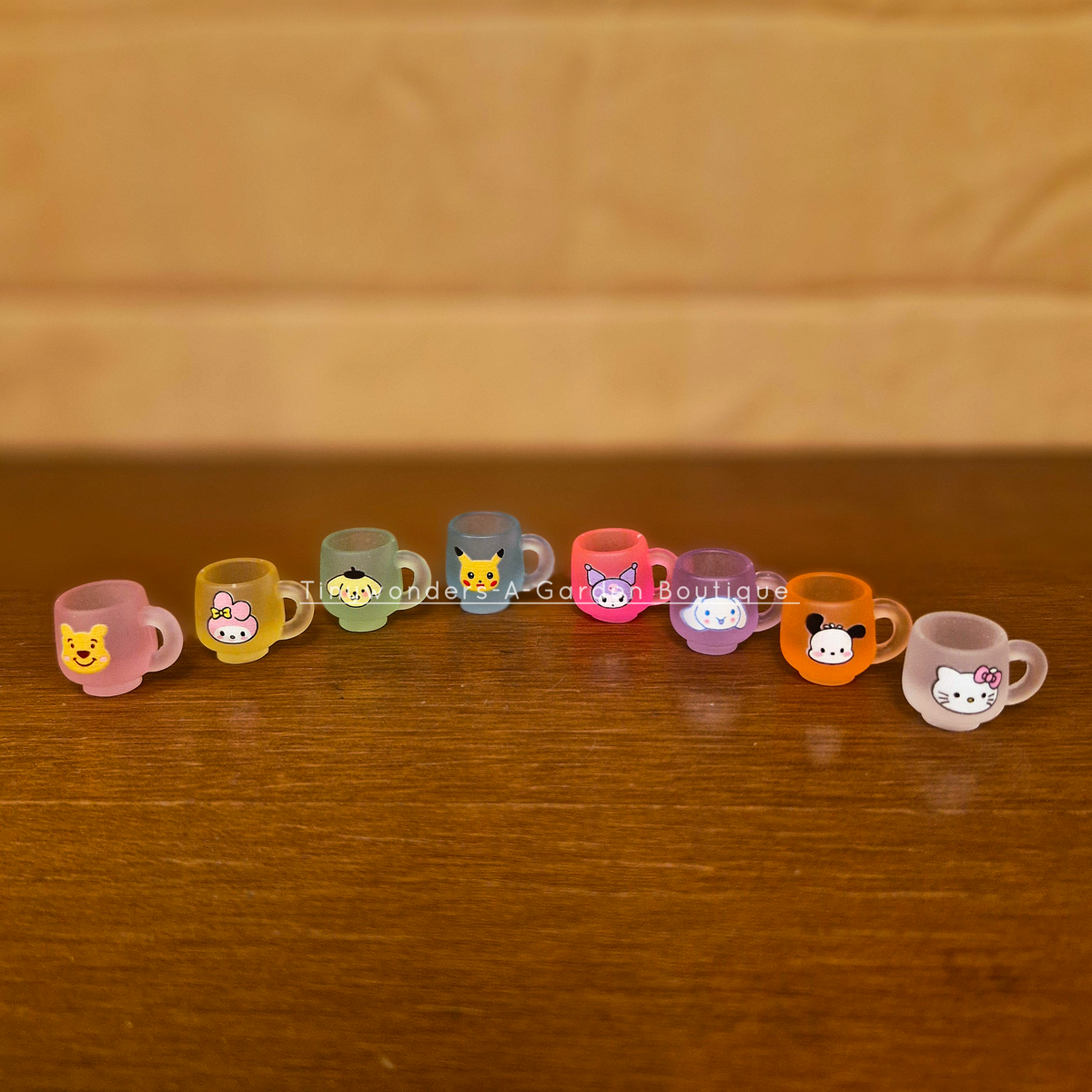 #537 Glow Cups ( Set Of 4 ) Random Colour