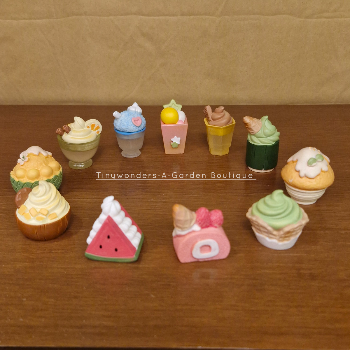 #575 Deserts | Icecreams & Cupcakes ( Set Of 2 ) Random Design