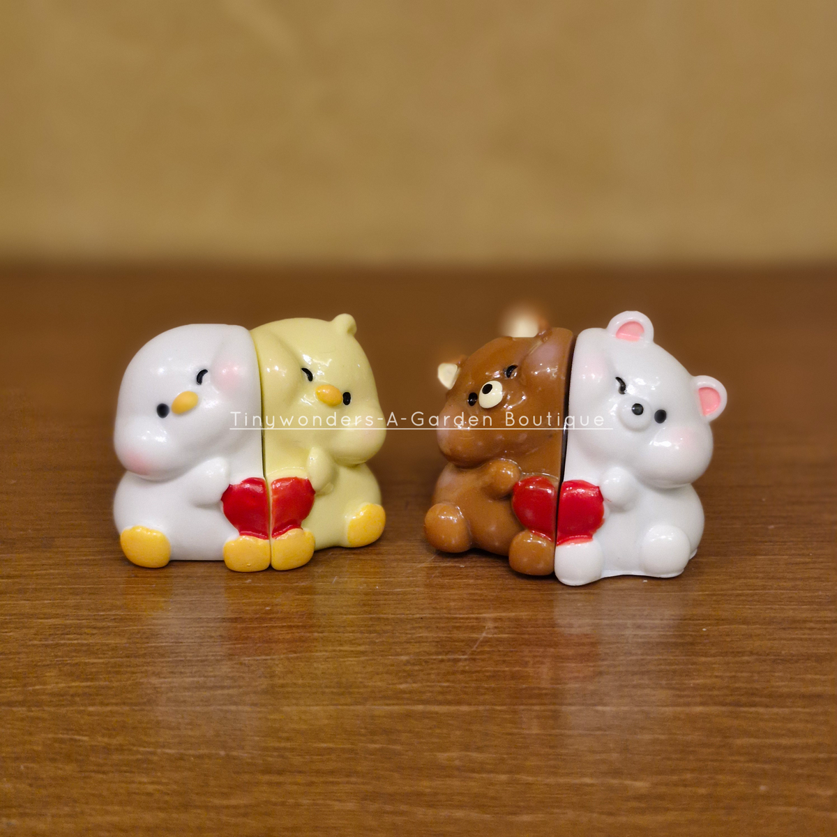 #592 Cute Teddy Couple ( 1 couple )