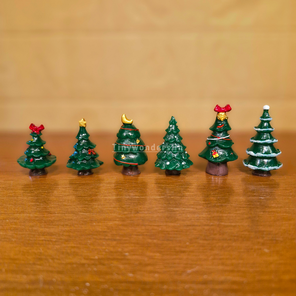 #619 Christmas Miniature Tree ( Set Of 2 ) Random Design