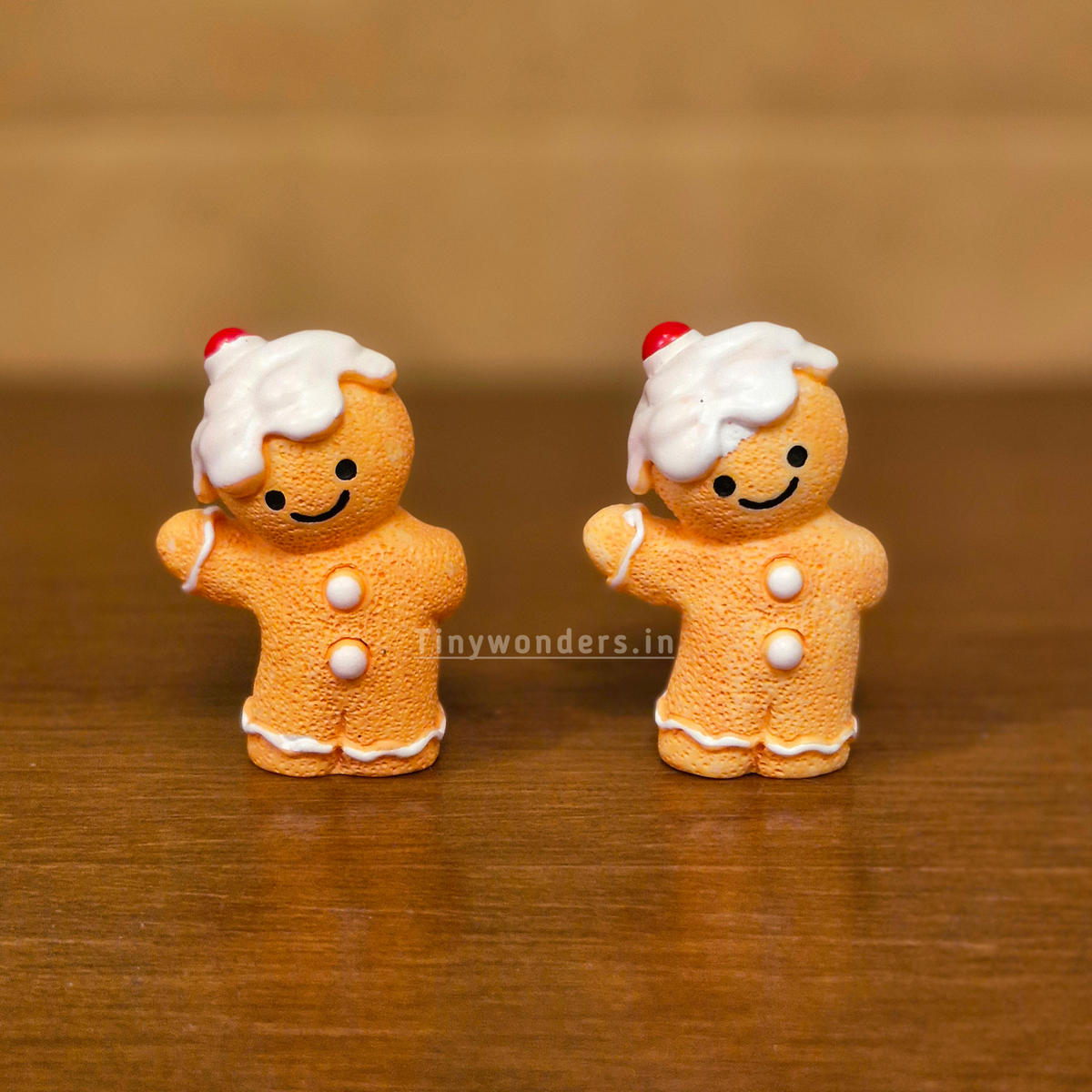 #608 Christmas Miniature Gingerbread Man ( Set Of 2 )