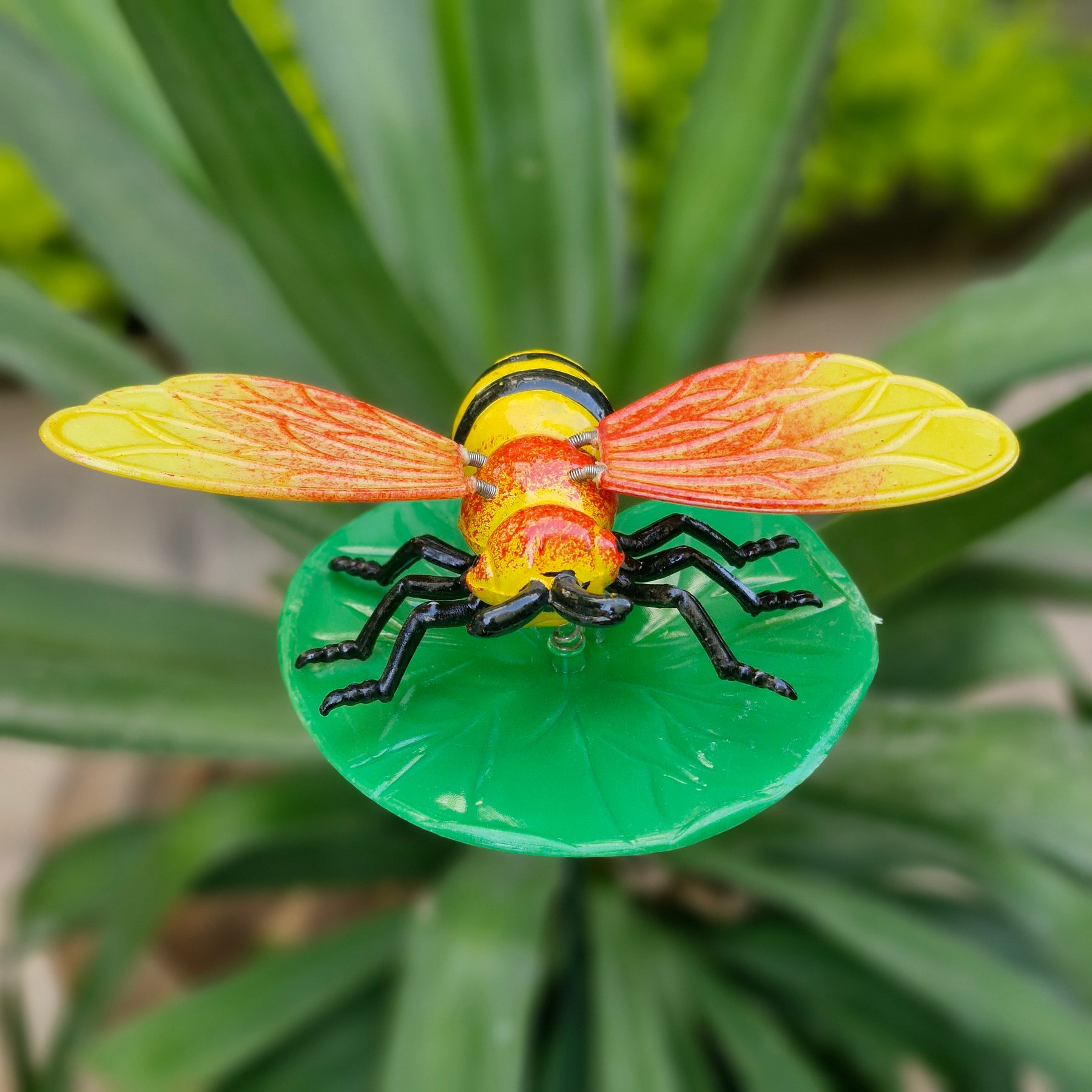#S37 Bee On Lotus Leaf sticks ( set of 2) Random Colour