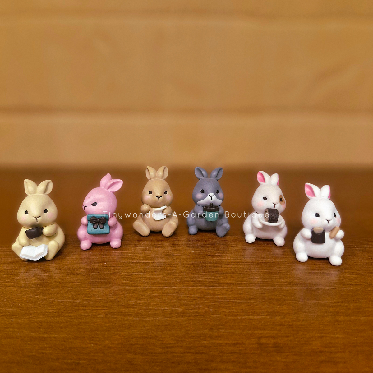 #517 Cute Rabbits (Set Of 2 ) Random Design