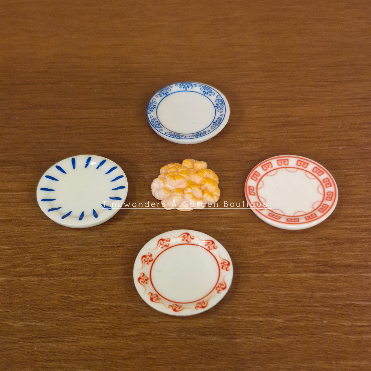 #589 Plates & dish ( Set Of 5 )