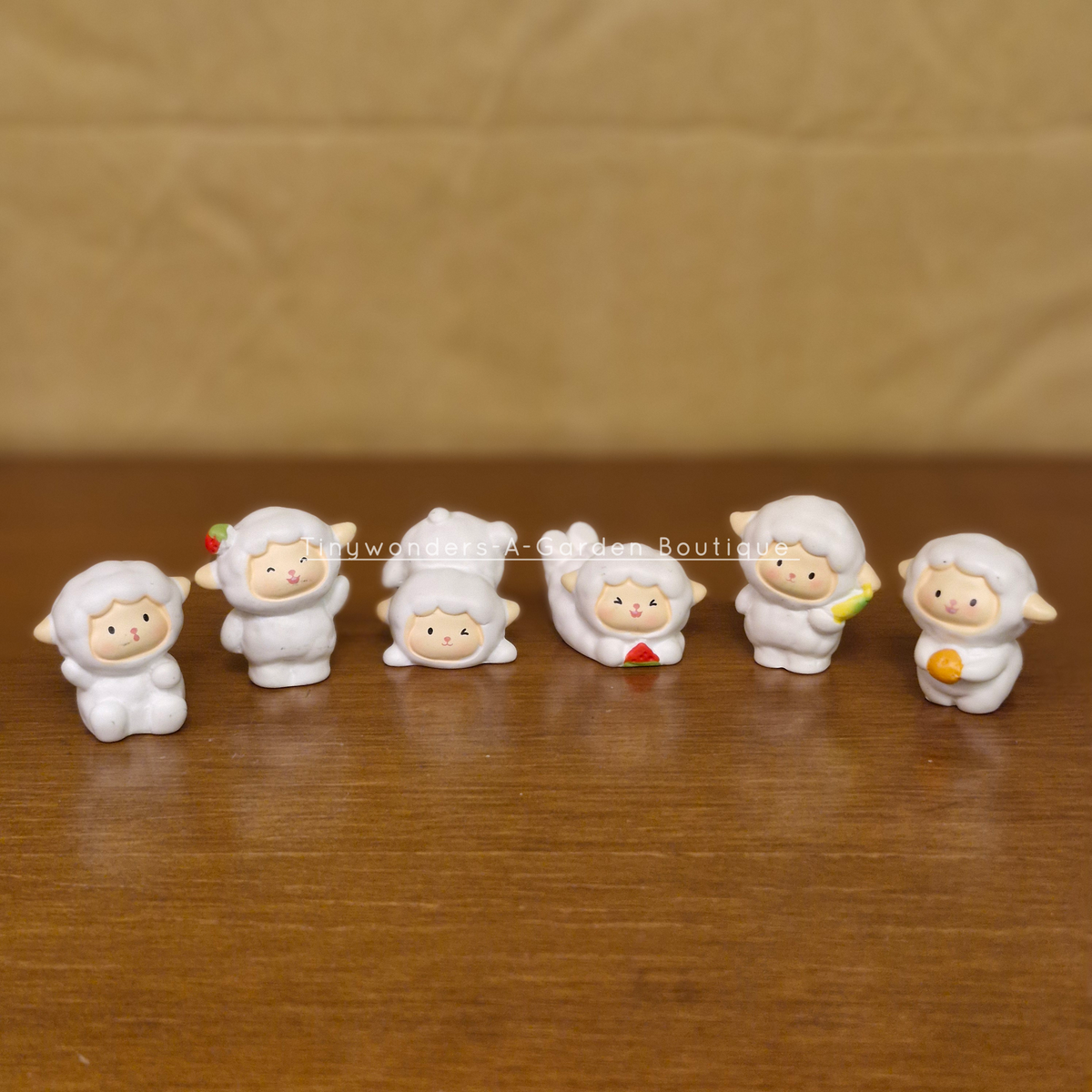 #574 Cute Lambs ( Set Of 4 ) Random Design