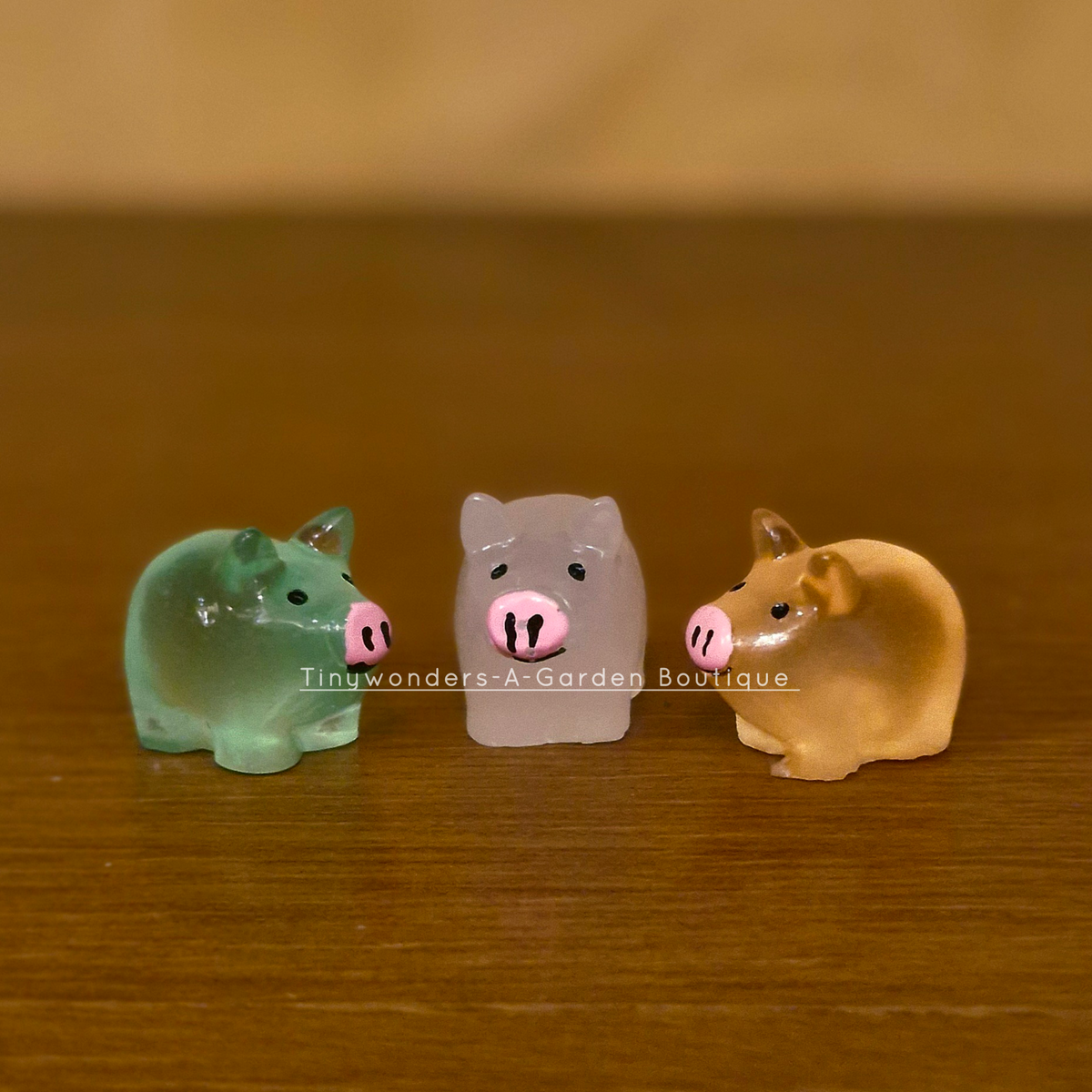 #520 Glow Piggie ( Set Of 3 ) Random Colour