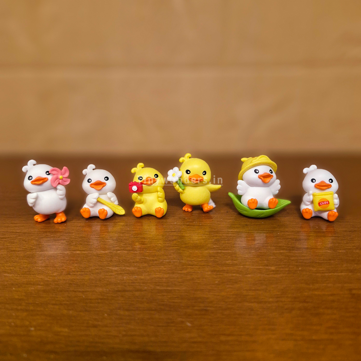 #637 Miniature Baby Ducks ( Set Of 2 ) Random Design