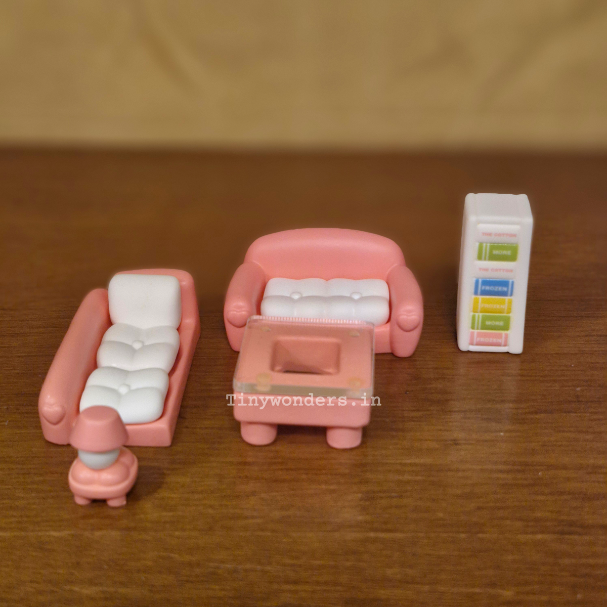 #584 Cute Living Room Miniature Set ( Set Of 6 )