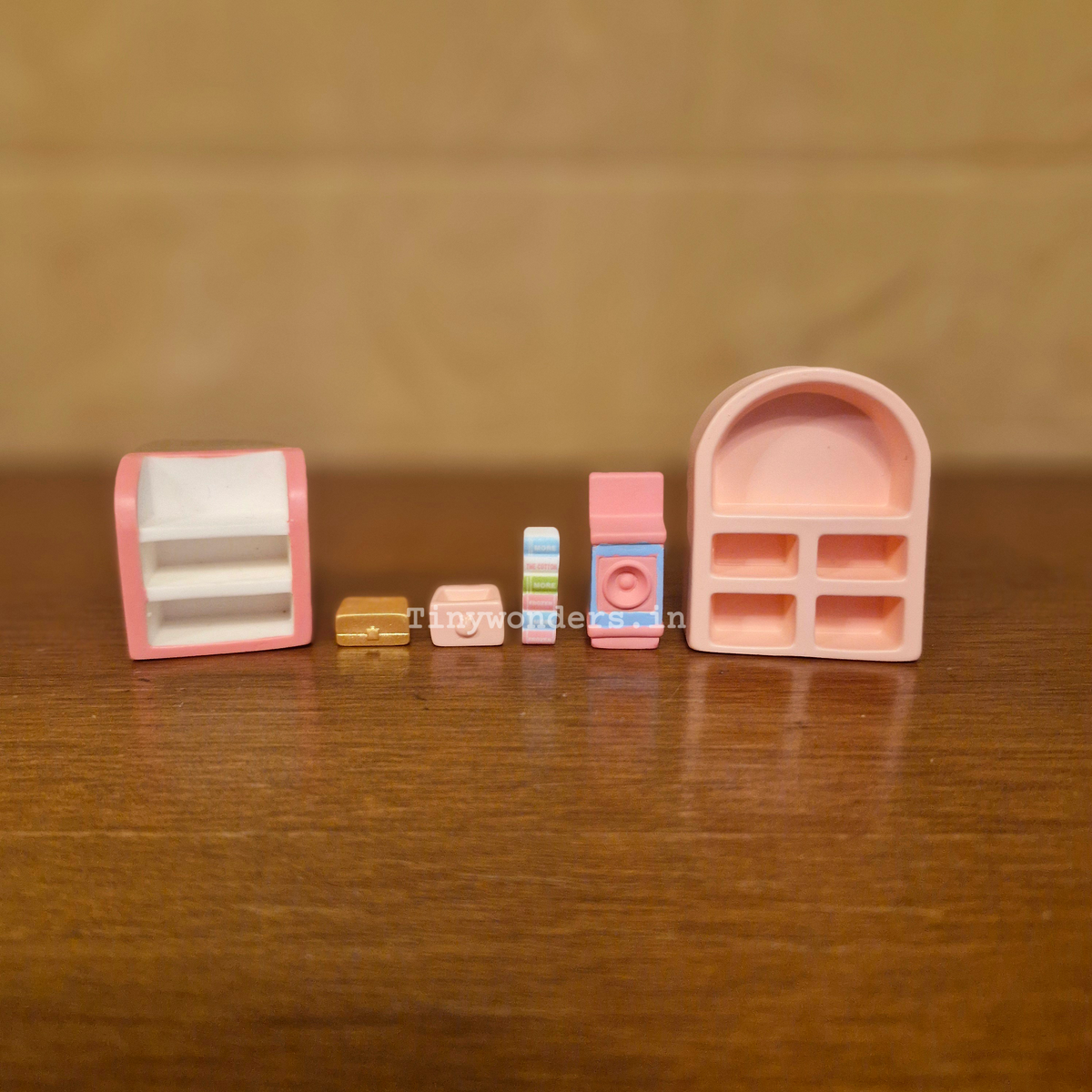 #582 Cute Laundry Miniature Set ( Set Of 6 )