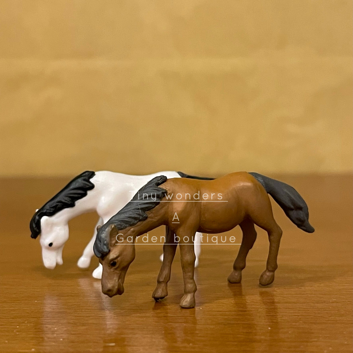 #010 Miniature Horse ( set of 2 ) Random Colour