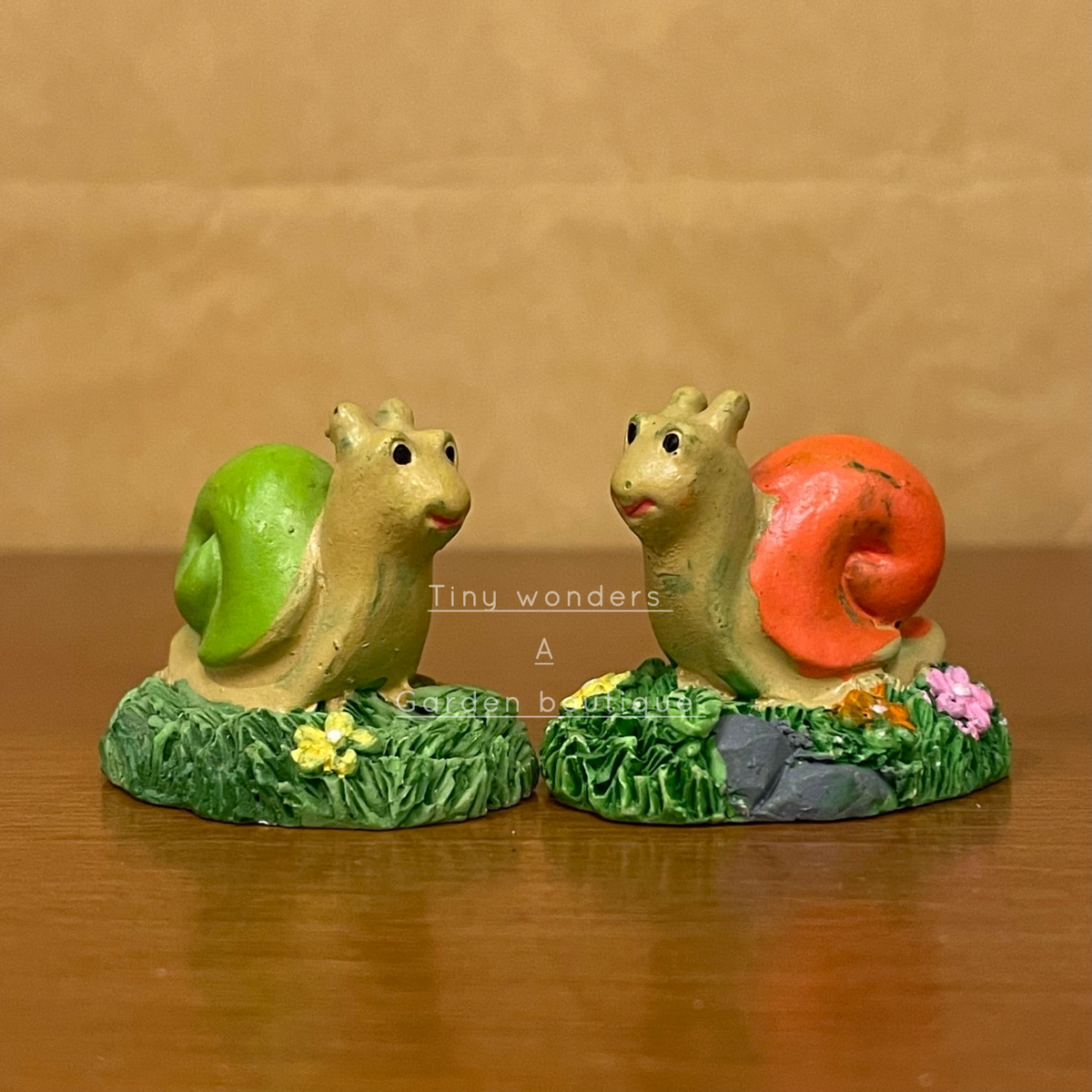#012 Miniature Snail ( Set Of 2 )