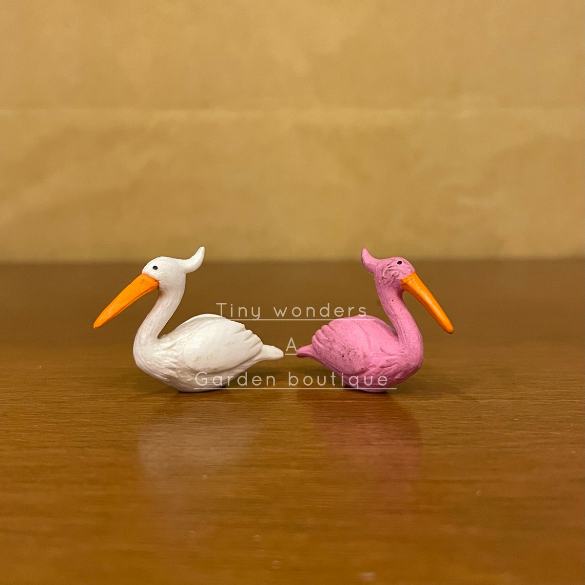 #028 Miniature Duck Long Beak ( set of 4 )