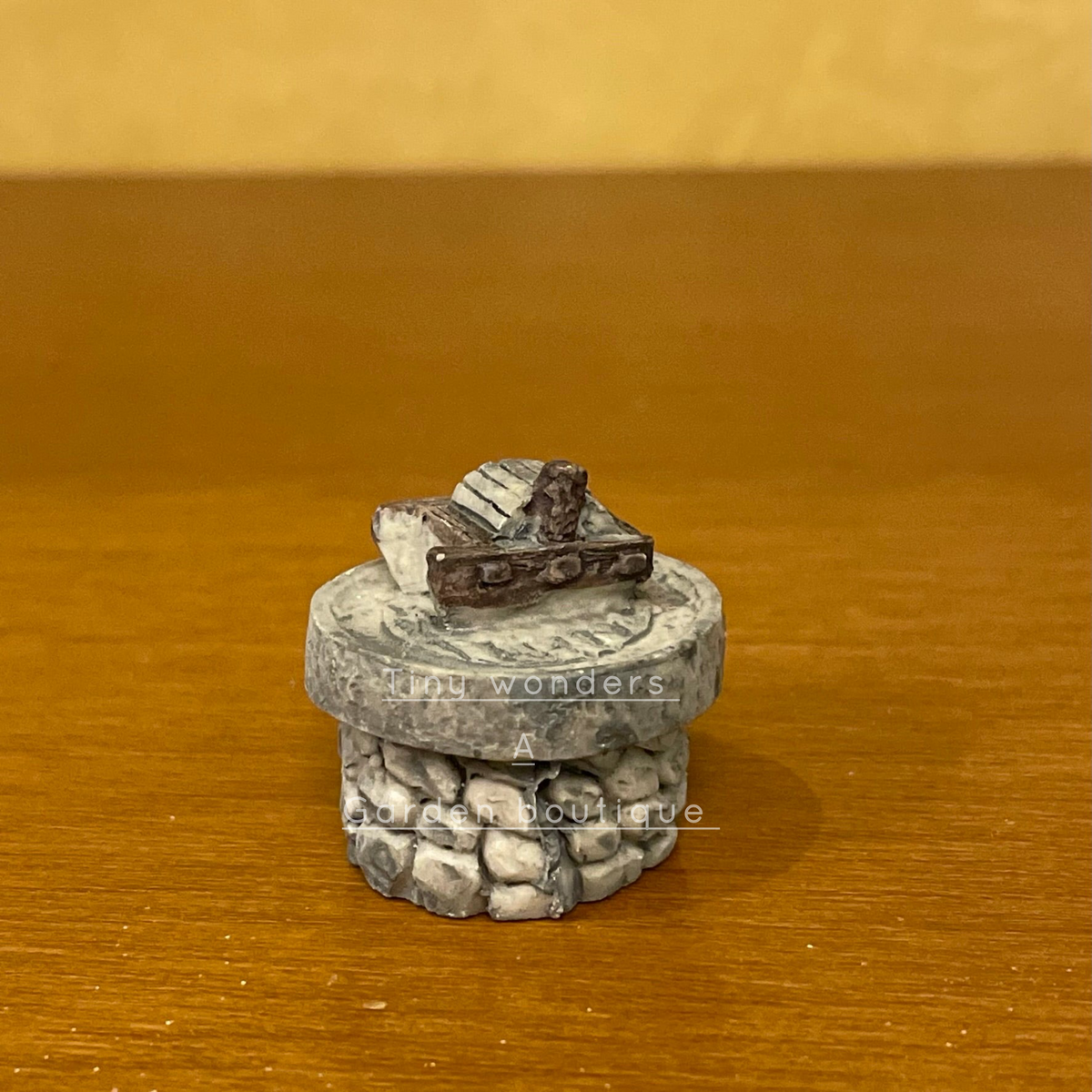 #040 Miniature Stone Well ( Set Of 2 )