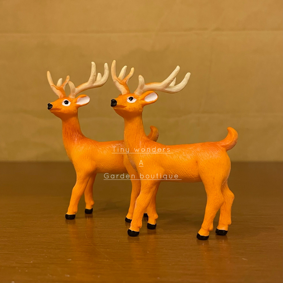 #053 Miniature Standing Deer ( Set Of 2 )