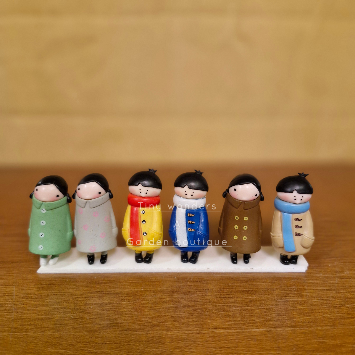 #155 Miniature Overcoat Couple (PER PAIR) Random Design