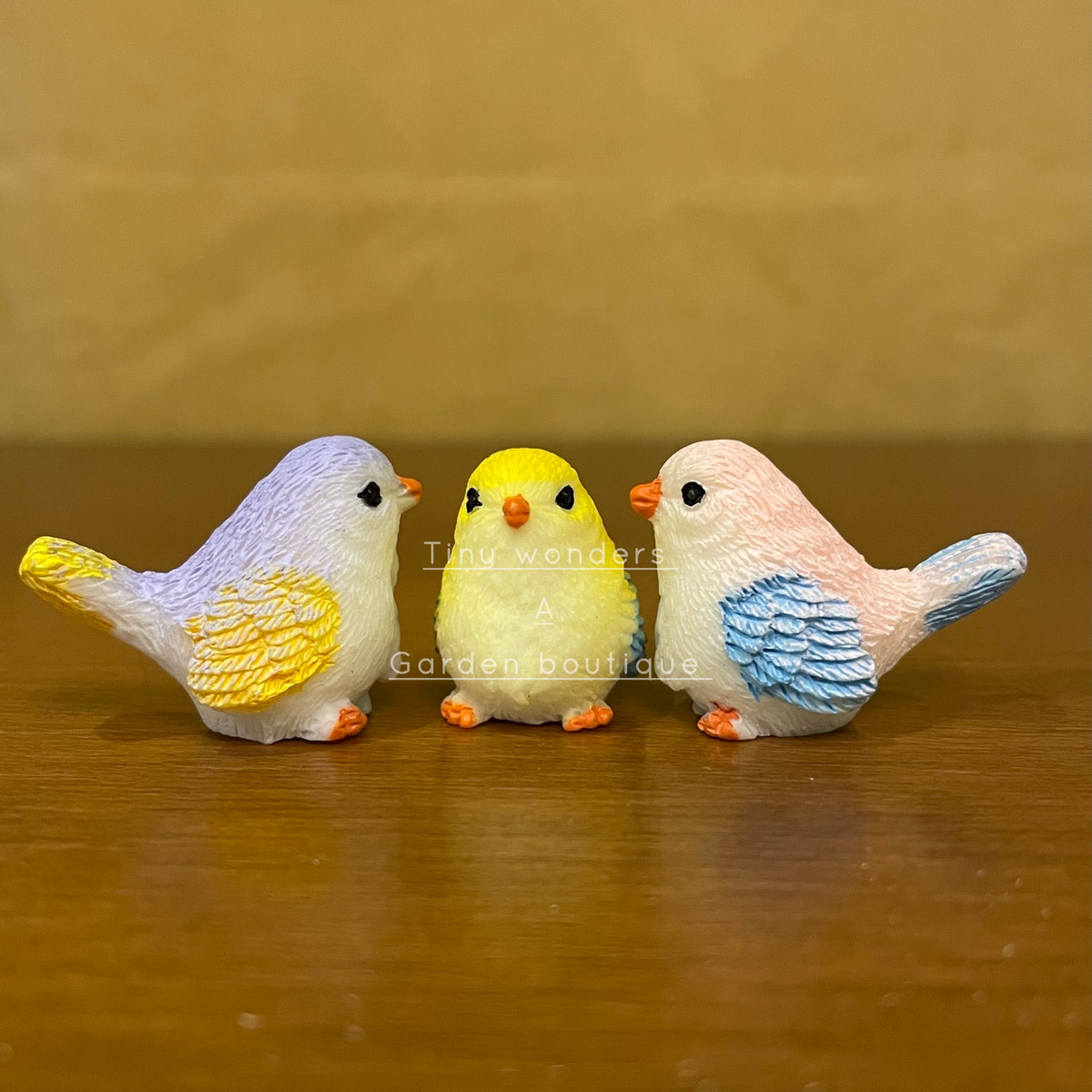 #216 Miniature Sparrow ( set of 3 ) Random Colour