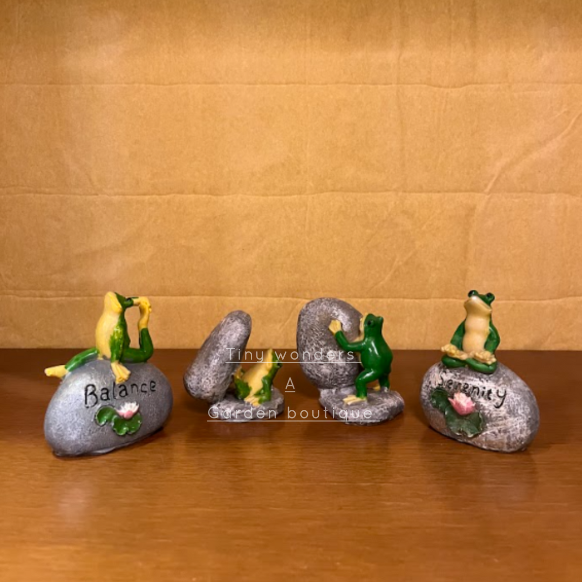 #245 Miniature Yoga Frog (PER UNIT) Random Design