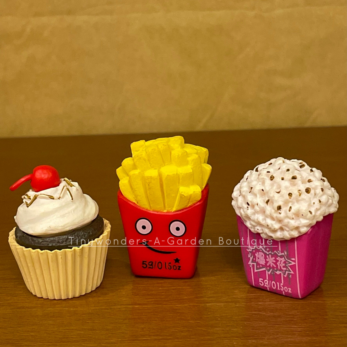 #255 Miniature Fast Food ( Set Of 3 )