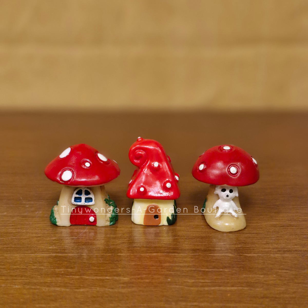 #263 Miniature Mushroom House ( set of 2) Random Designs