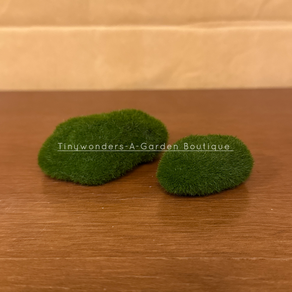 #257 Miniature Moss Ball 1 Medium & 1 small ( set of 2 )