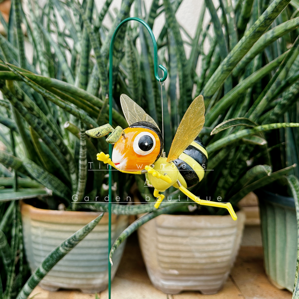 #S33 Dancing Yellow Honey Bee ( Set Of 2 )