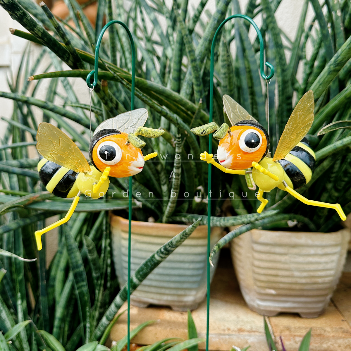 #S33 Dancing Yellow Honey Bee ( Set Of 2 )