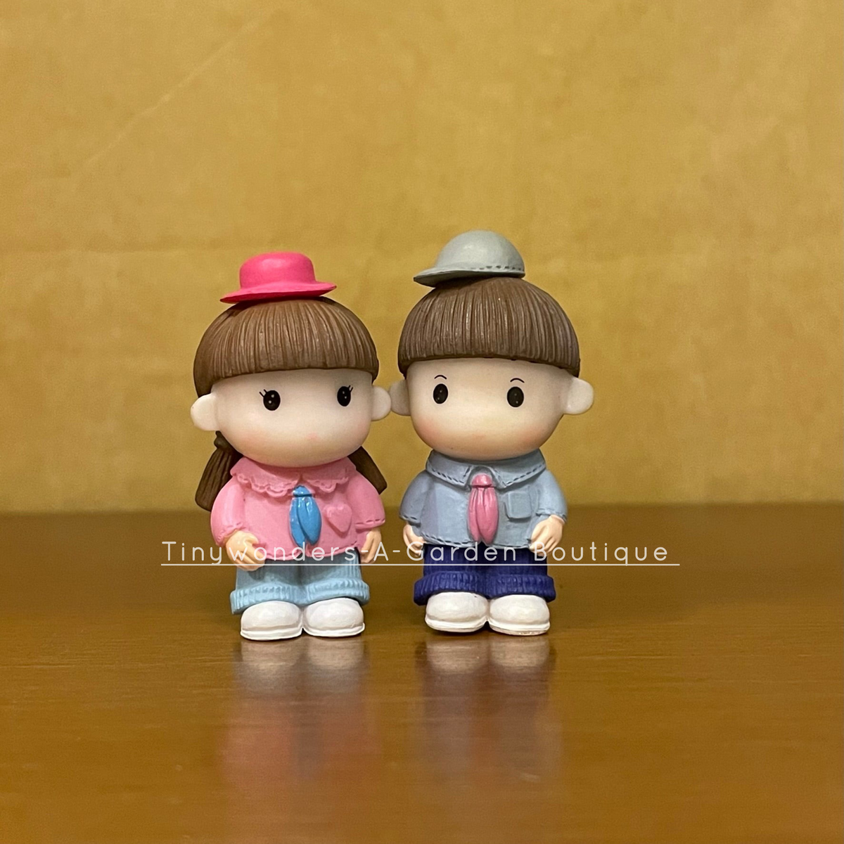 #298 Miniature Cap Couple (PER PAIR) Random Colour