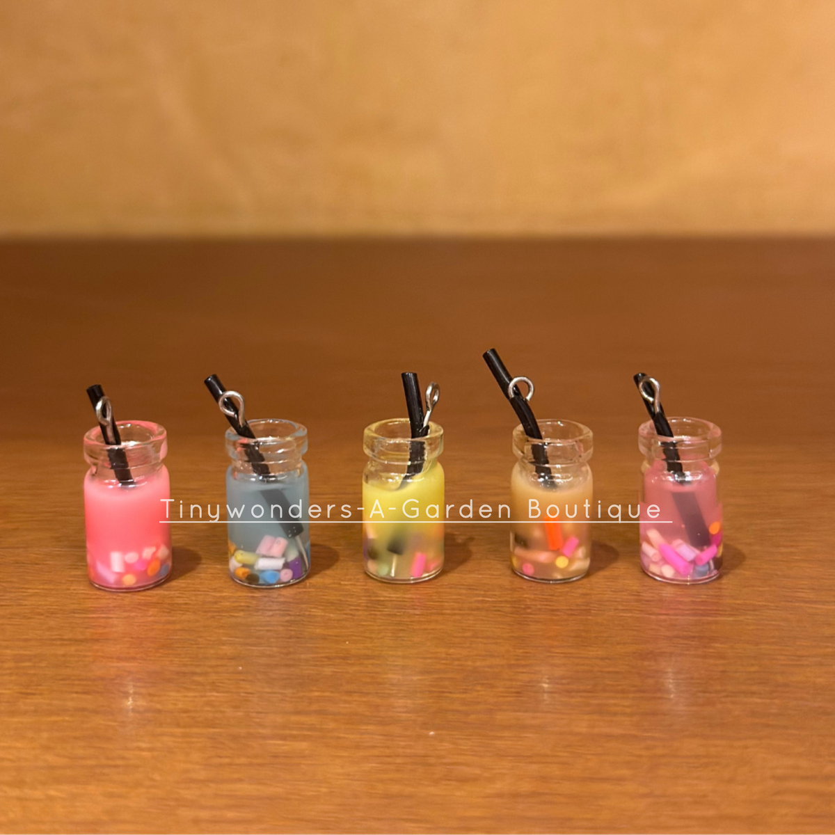 #346 Miniature Milk Shake ( Set Of 2 ) Random Colour