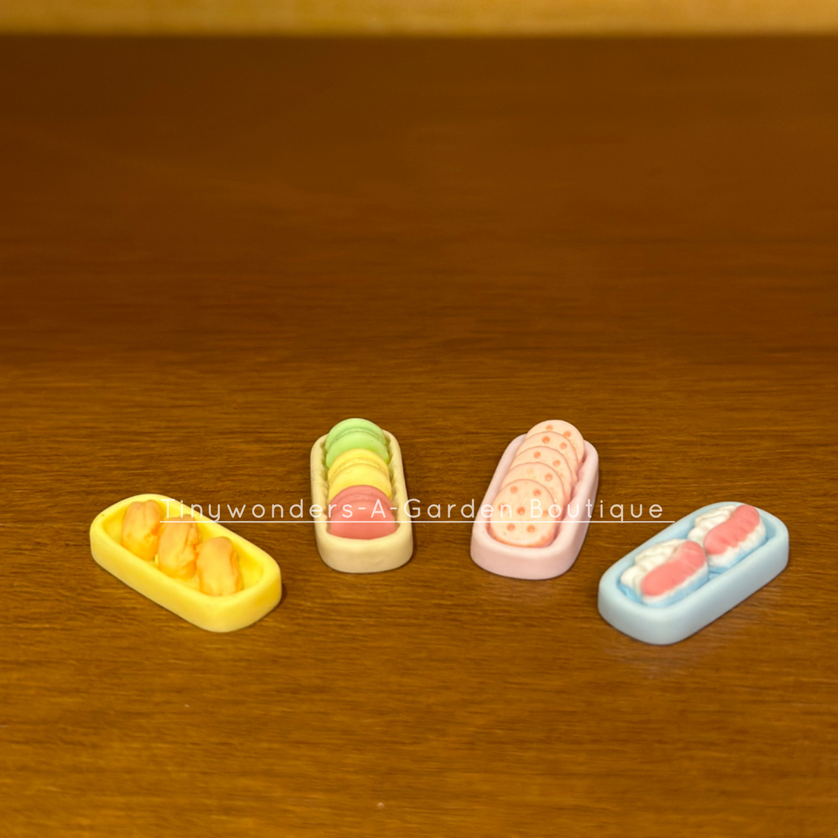 #348 Miniature Macroons ( Set Of 2 )random design