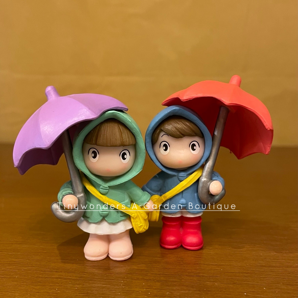 #365 Miniature Raincoat Couple (PER PAIR) Random colour