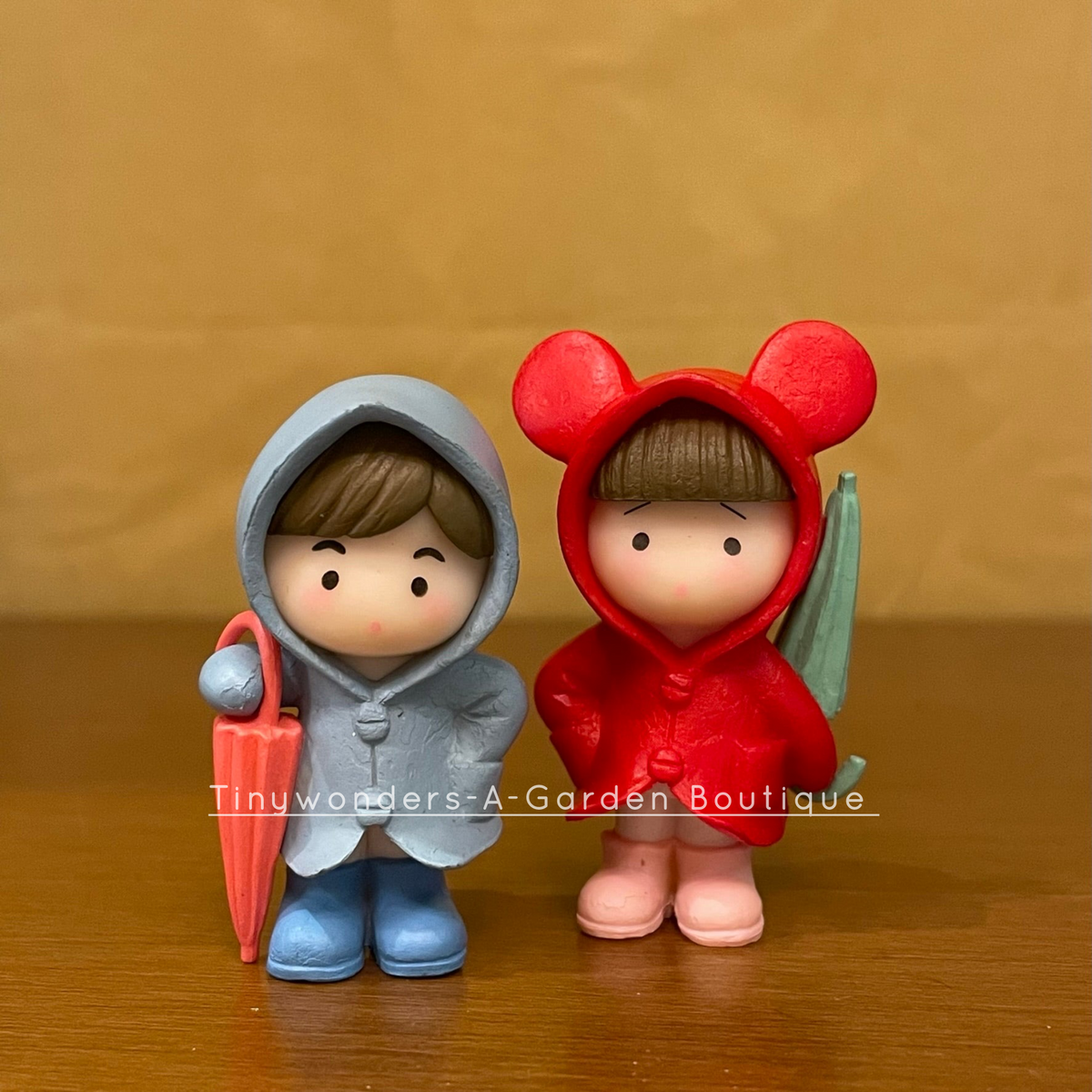 #376 Miniature Umbrella couple (PER PAIR) Random Colour