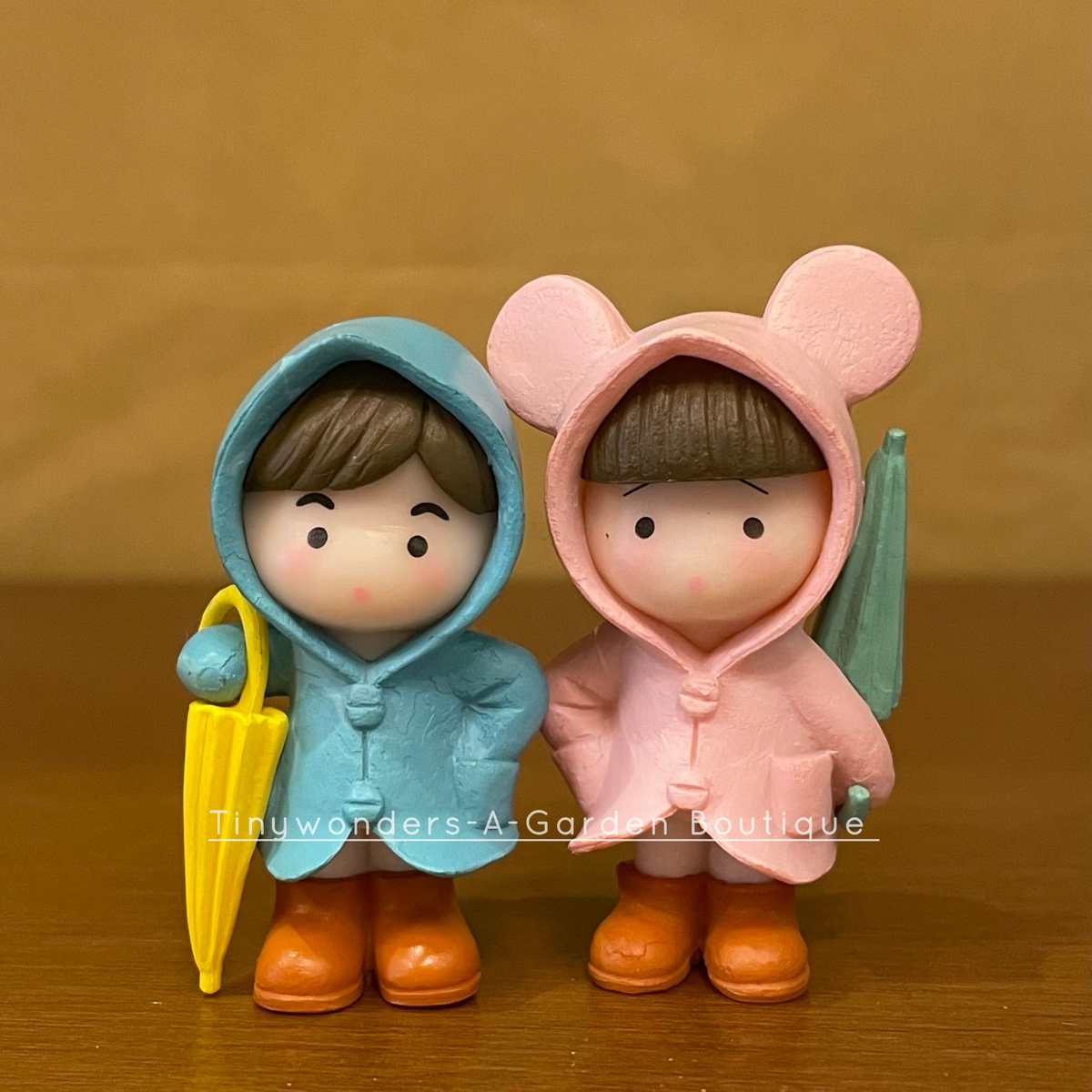 #376 Miniature Umbrella couple (PER PAIR) Random Colour
