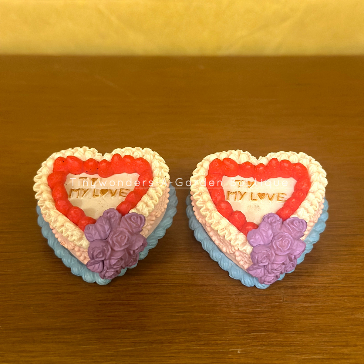 #417 Miniature Cake ( Set Of 2 ) Random Design