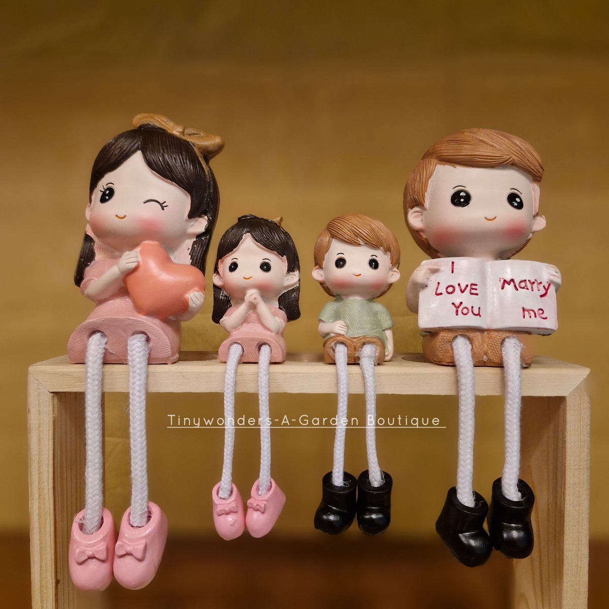 #478 Pink Love Family (Set of 4)