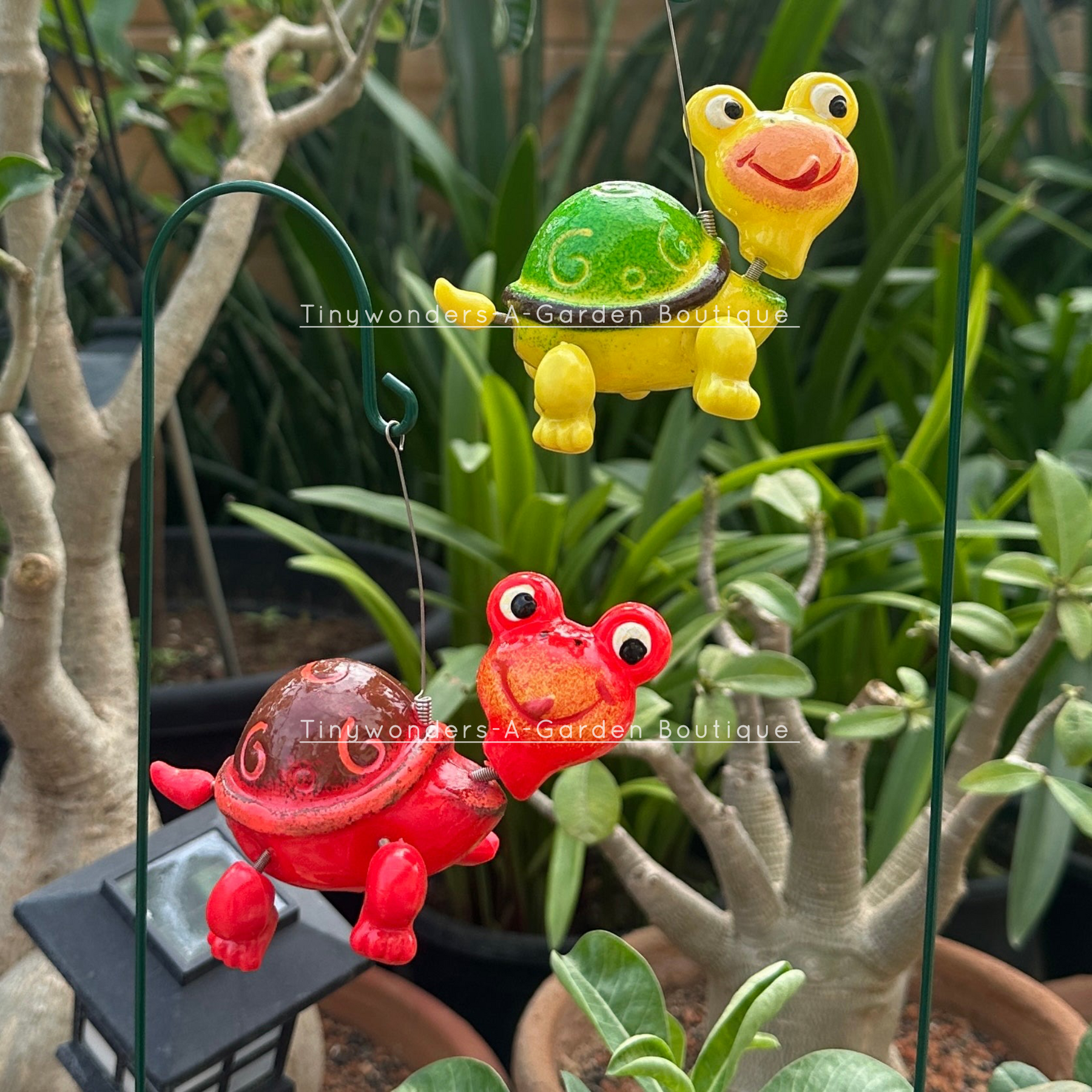 #S61 Dancing Tortoise Stick ( Set of 2 )