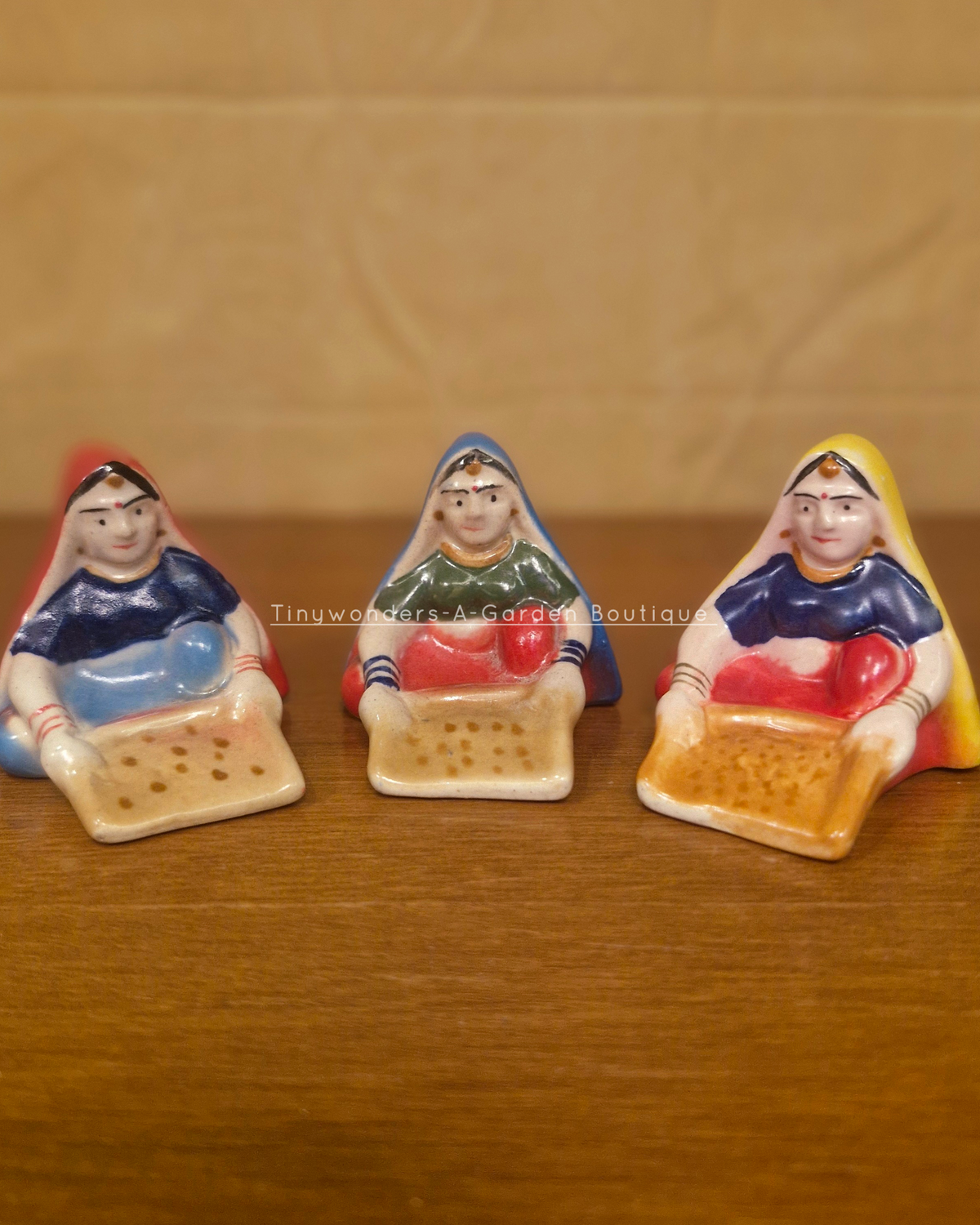 #C34 Miniature Village Woman ( Per Unit ) Random Colour & Design