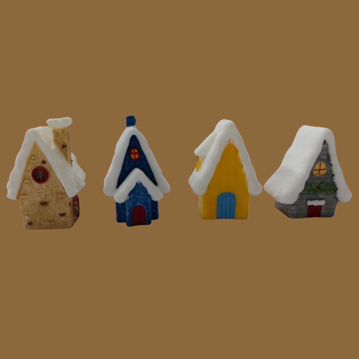 #647 Miniature Snow Hut ( Set Of 2 ) Random Colour