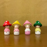 #004 Mushroom Doll (Set Of 2) Random colour )