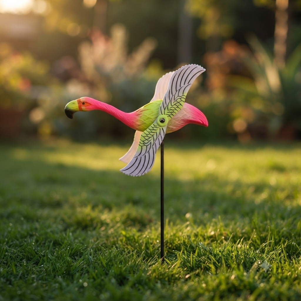 #S73 Big Flamingo With Wings ( Set Of 2 )