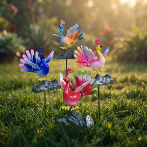 #S69 Colourful Peacock ( Set Of 2 )