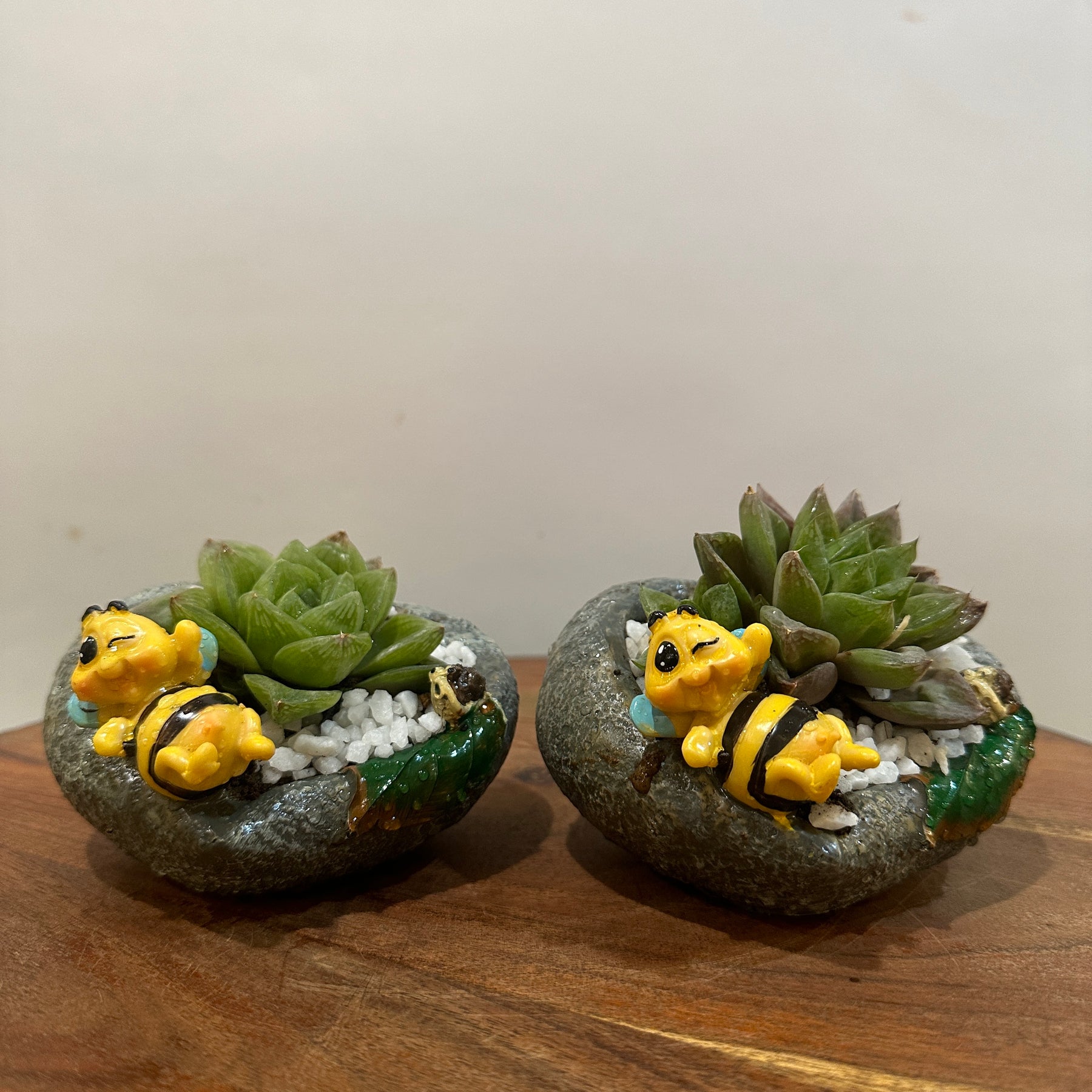 Relaxing bee planter ( set Of 2 )