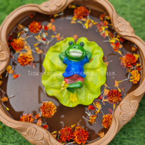 Relaxing Froggie Garden Decor ( per unit ) Random Colour