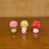 #663 Miniature Flower Vases ( Set Of 3 )