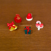 #606 Christmas Miniature Ornaments ( Set Of 5 )