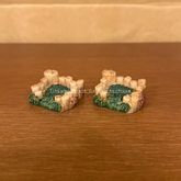 #566 Log Fence Green Patch ( Per unit )