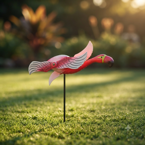 #S73 Big Flamingo With Wings ( Set Of 2 )