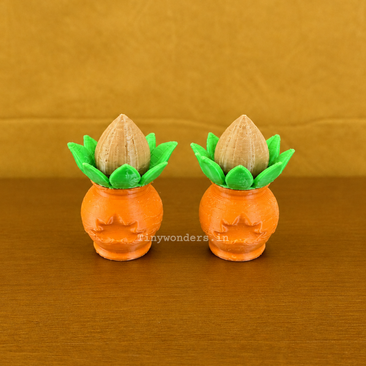 #199 Deepawali Miniature Puja Kalash ( Set Of 2 )